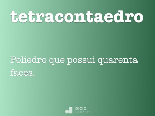 tetracontaedro