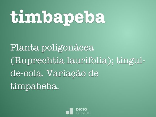 timbapeba
