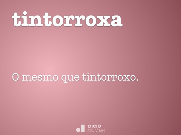 tintorroxa