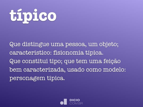 típico