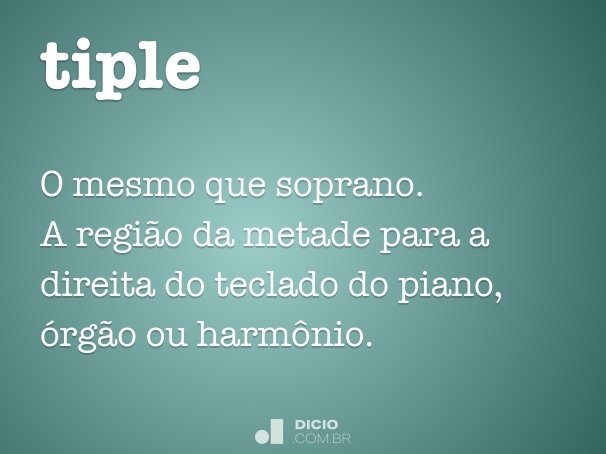 tiple
