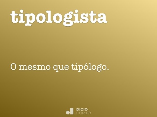 tipologista