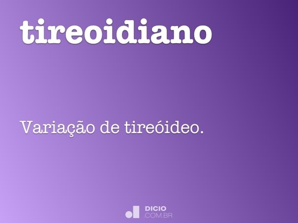 tireoidiano
