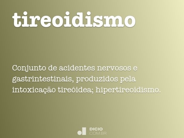 tireoidismo