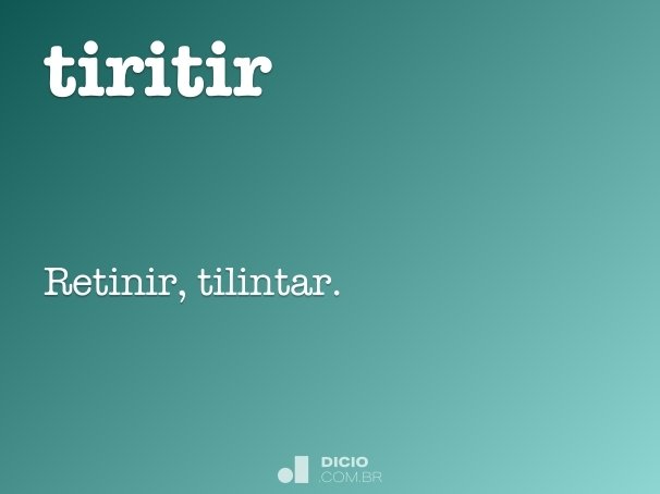 tiritir