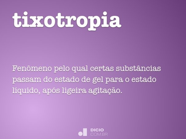 tixotropia