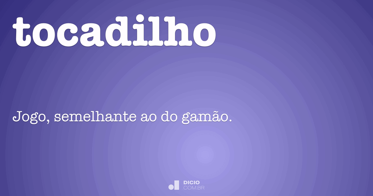 Gamão - Dicio, Dicionário Online de Português