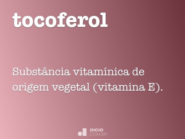 tocoferol