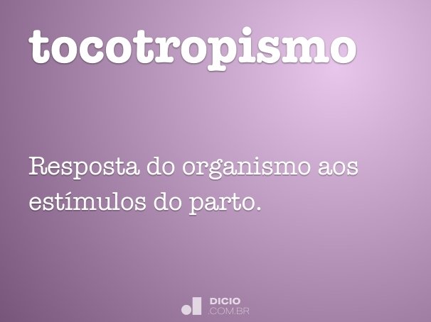tocotropismo