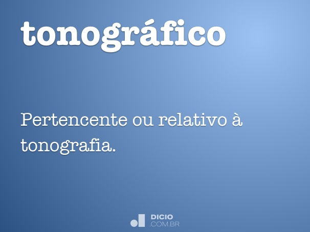 tonográfico