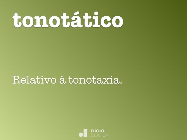 tonotático