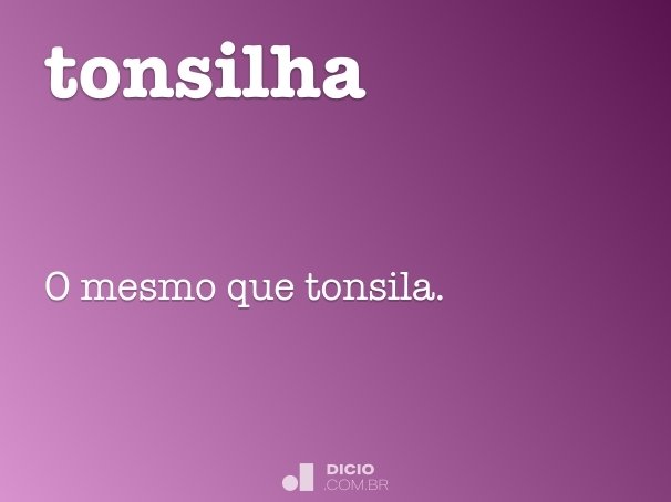 tonsilha