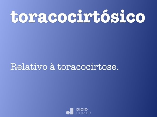 toracocirtósico