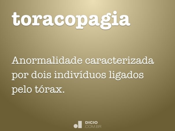toracopagia