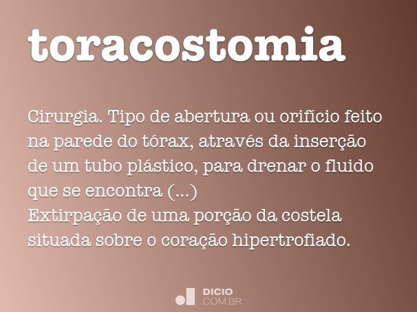toracostomia