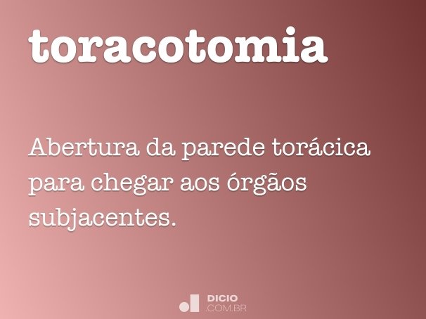 toracotomia