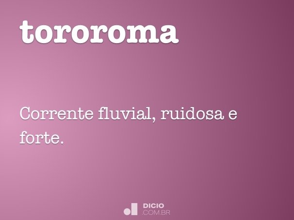 tororoma