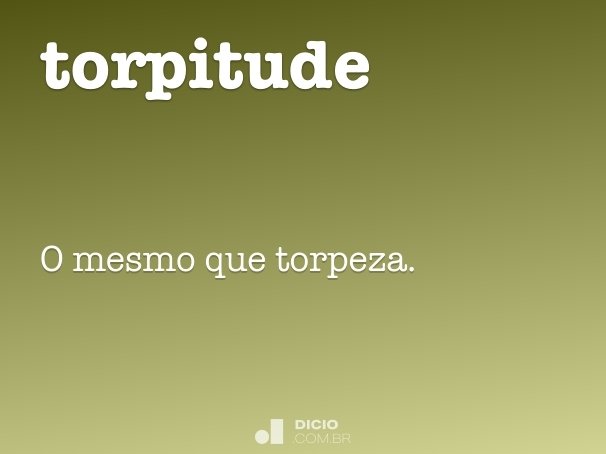 torpitude