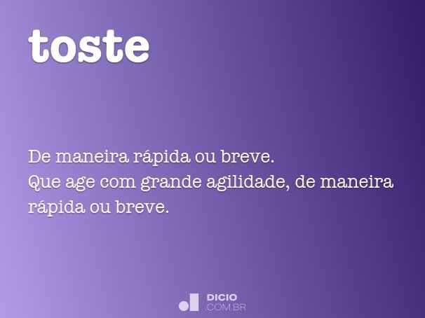 toste