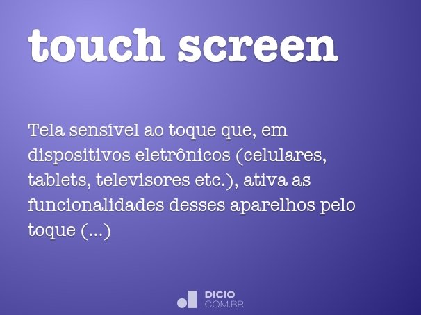 touch screen
