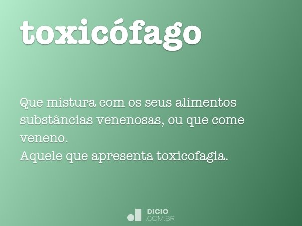 toxicófago