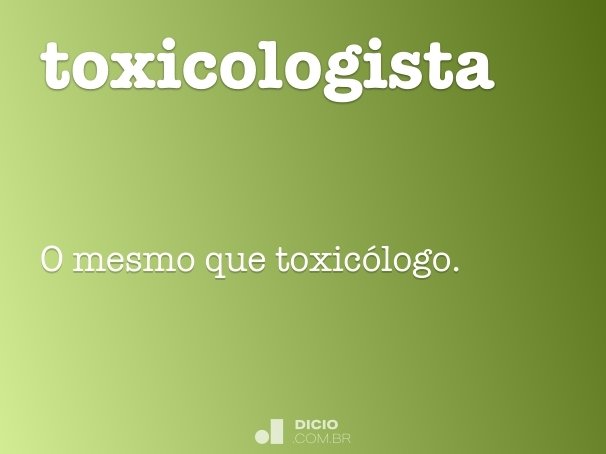 toxicologista