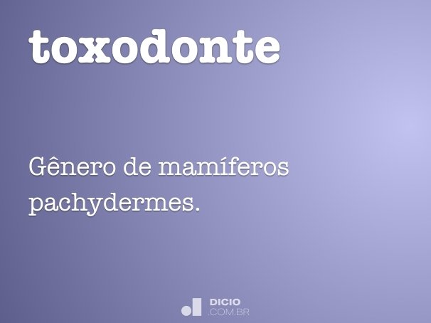 toxodonte