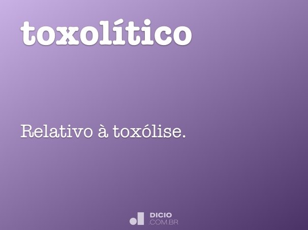 toxolítico