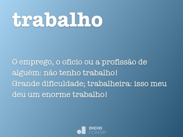 trabalho