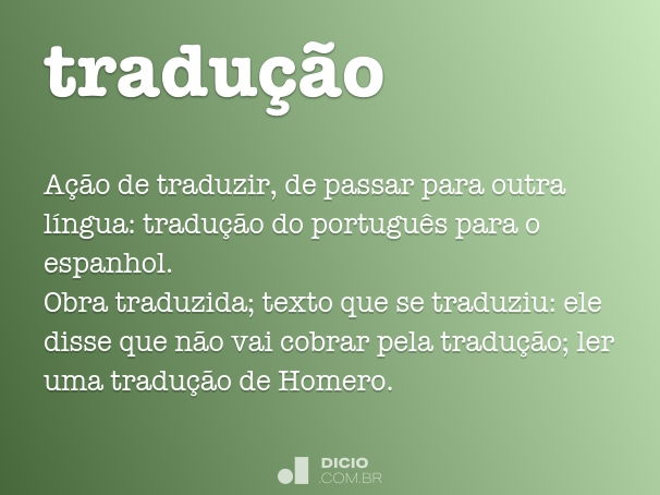 tradução