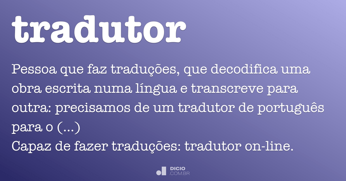 Tradutor Dicio, Dicionário Online de Português