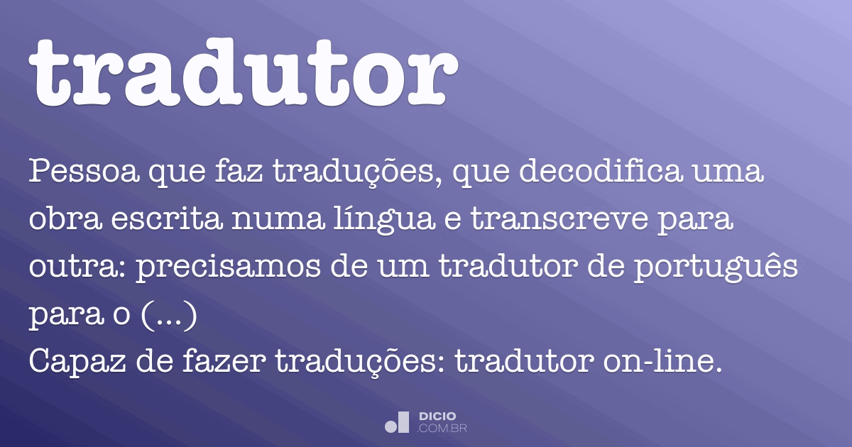 Tradutor Dicio, Dicionário Online de Português