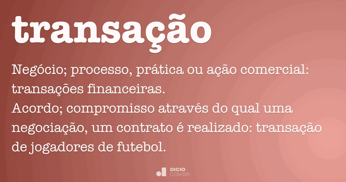 Transações