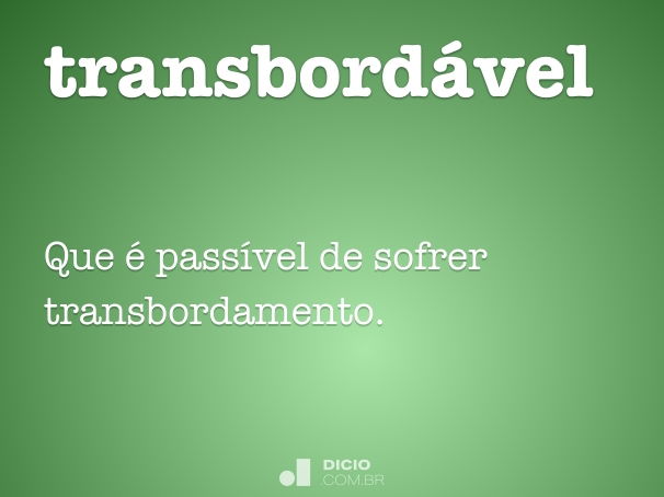 transbordável