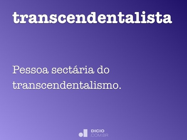 transcendentalista