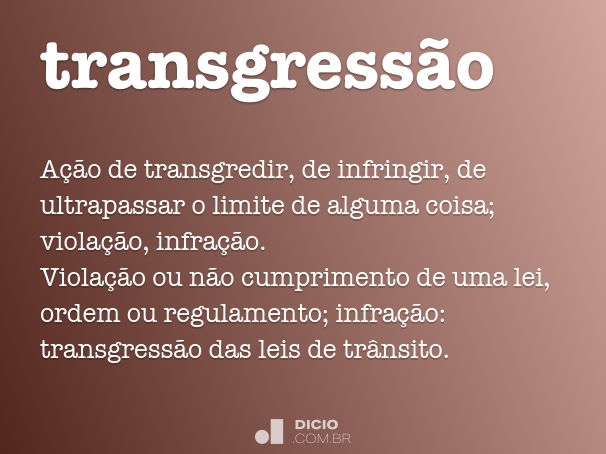 transgressão