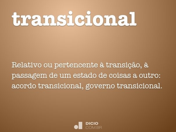 transicional