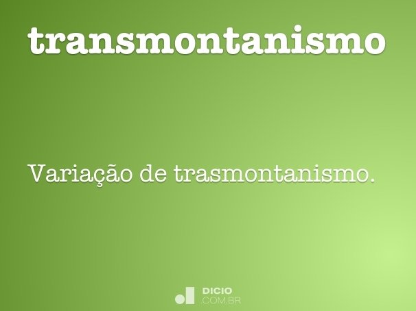 transmontanismo