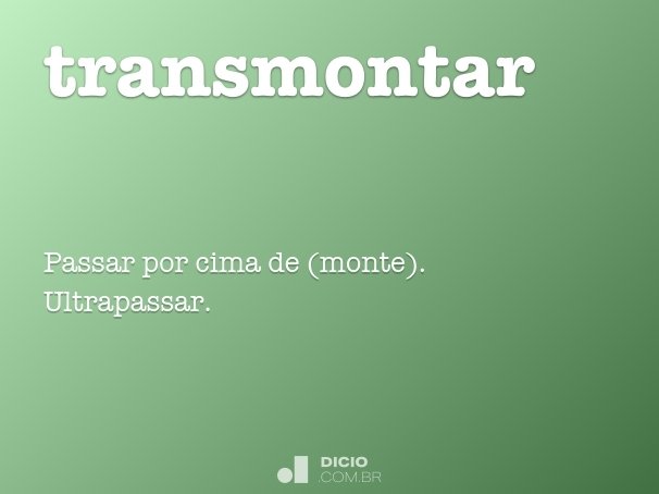 transmontar