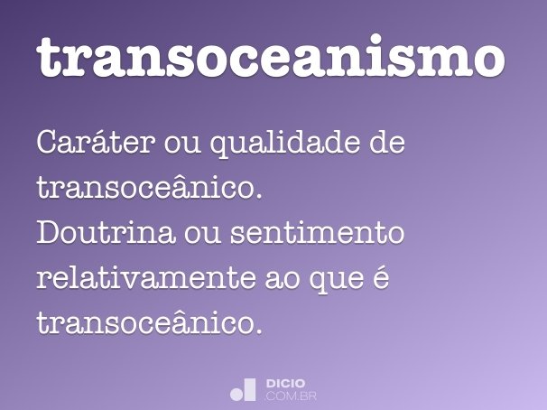 transoceanismo