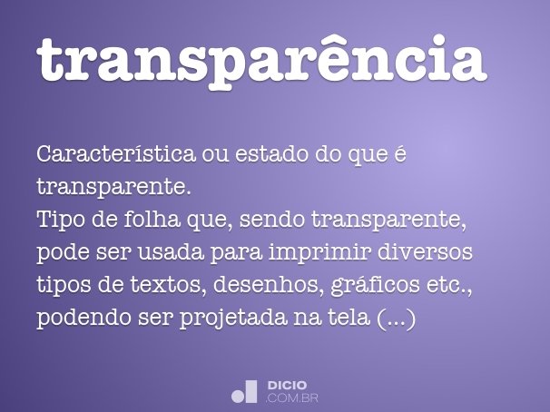 transparência