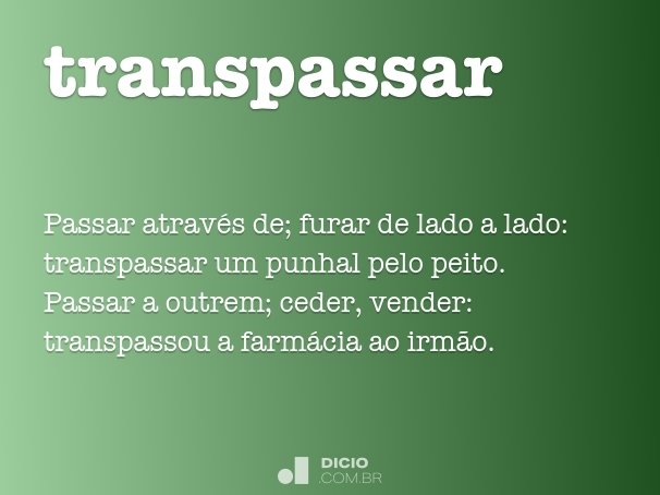 transpassar