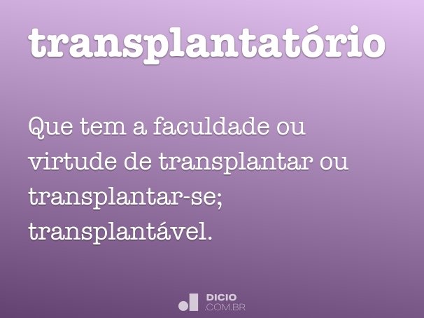 transplantatório