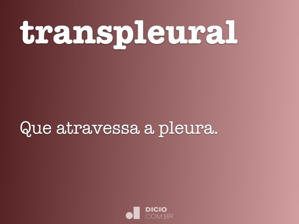 transpleural