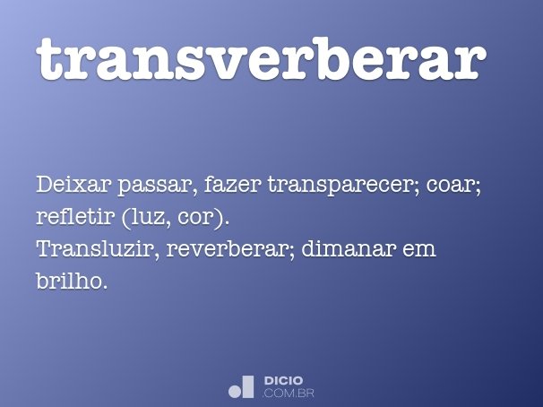 transverberar