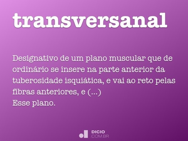 transversanal