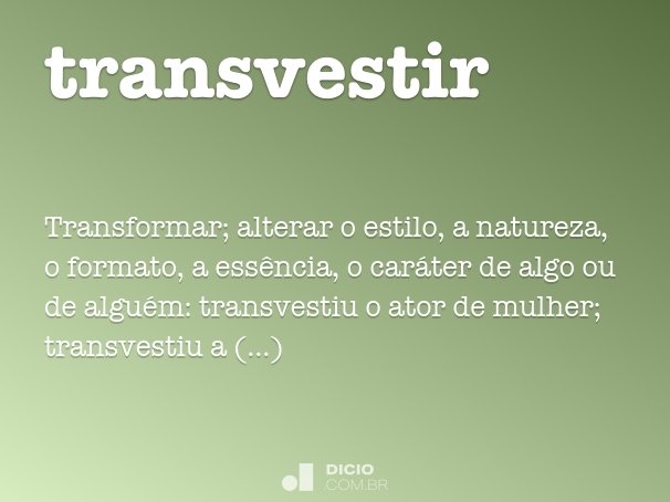 transvestir