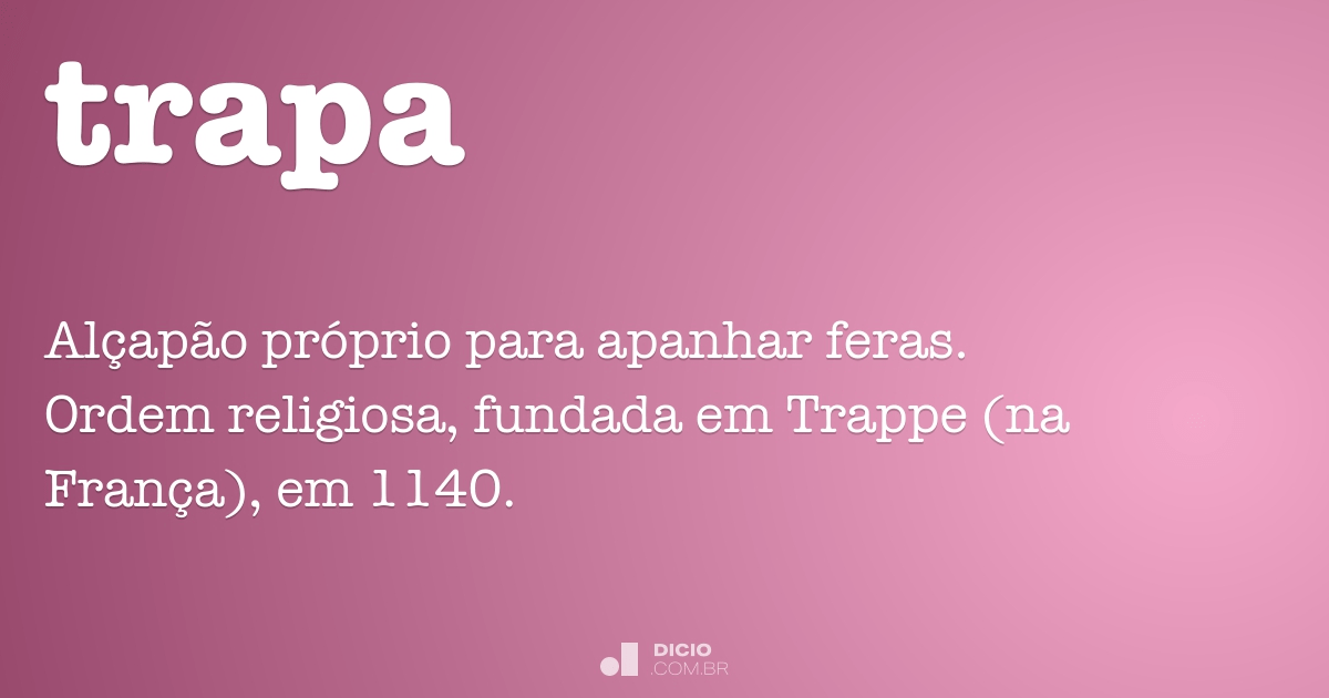 trapaça  Tradução de trapaça no Dicionário Infopédia de Português