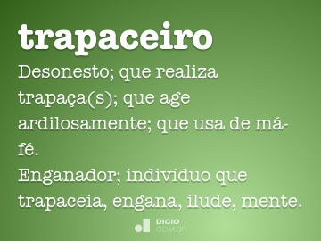 Trapaçar - Dicio, Dicionário Online de Português