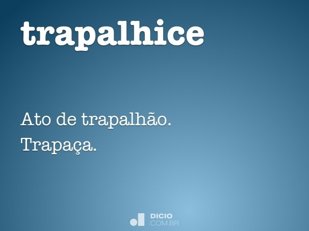 Trapaçar - Dicio, Dicionário Online de Português